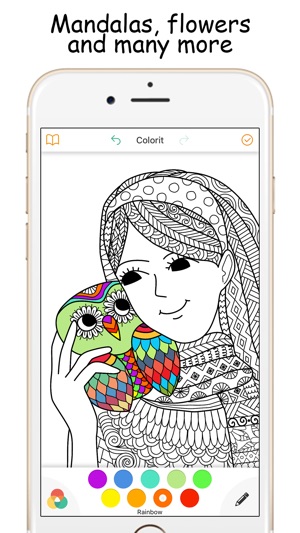 Colorpify - Coloring Book Therapy for Adults(圖2)-速報App