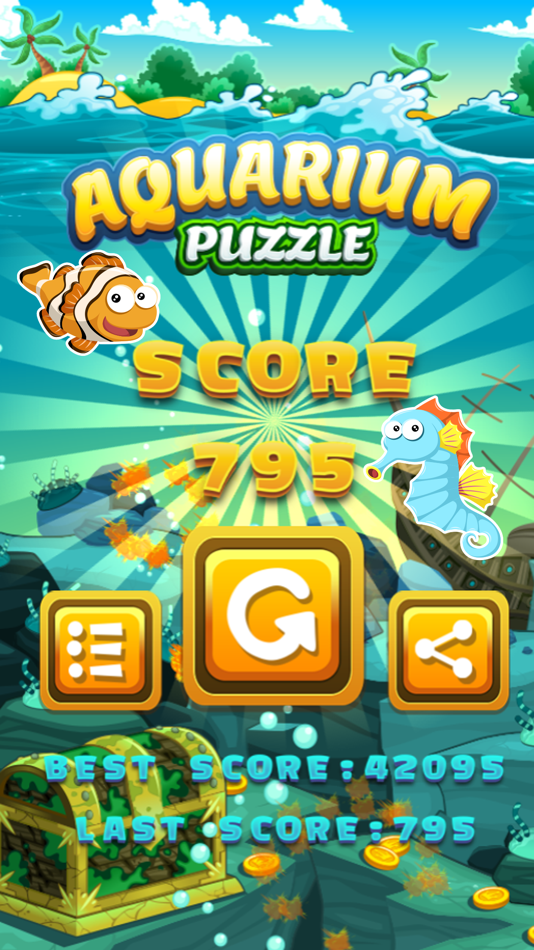 Fish Aquarium Puzzle Match 3 Game - 1.0 - (iOS)