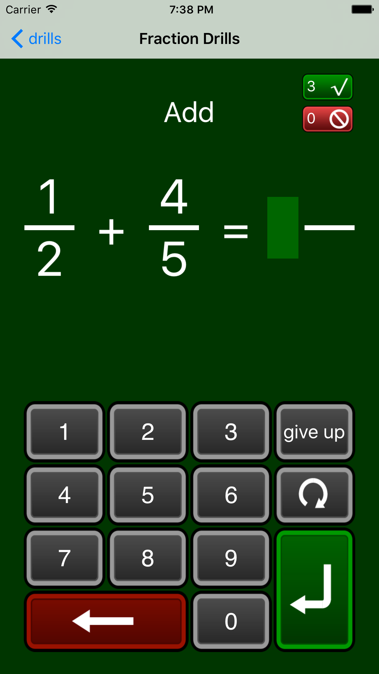 Fraction Drills Free