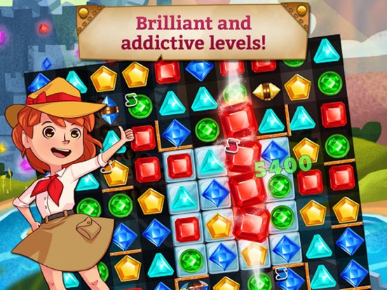 Screenshot #4 pour Jewel Deluxe Mania - Match 3 Splash Free Games