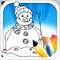 Snowman Game : Coloring Book