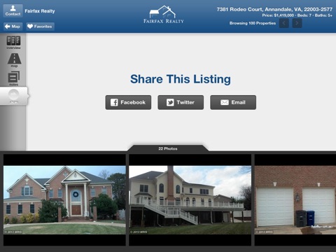 Fairfax Realty for iPad screenshot 4