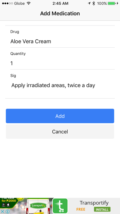 Screenshot #2 pour Prescription Maker