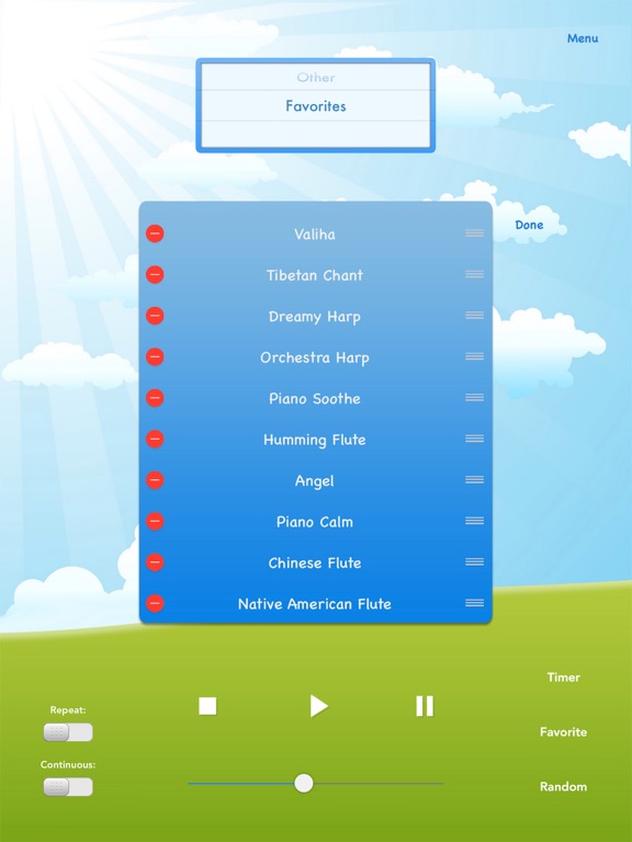 Relaxing Sounds: Calming Nature, Ambient Melodies iPad screenshot 2 - Health & Fitness app