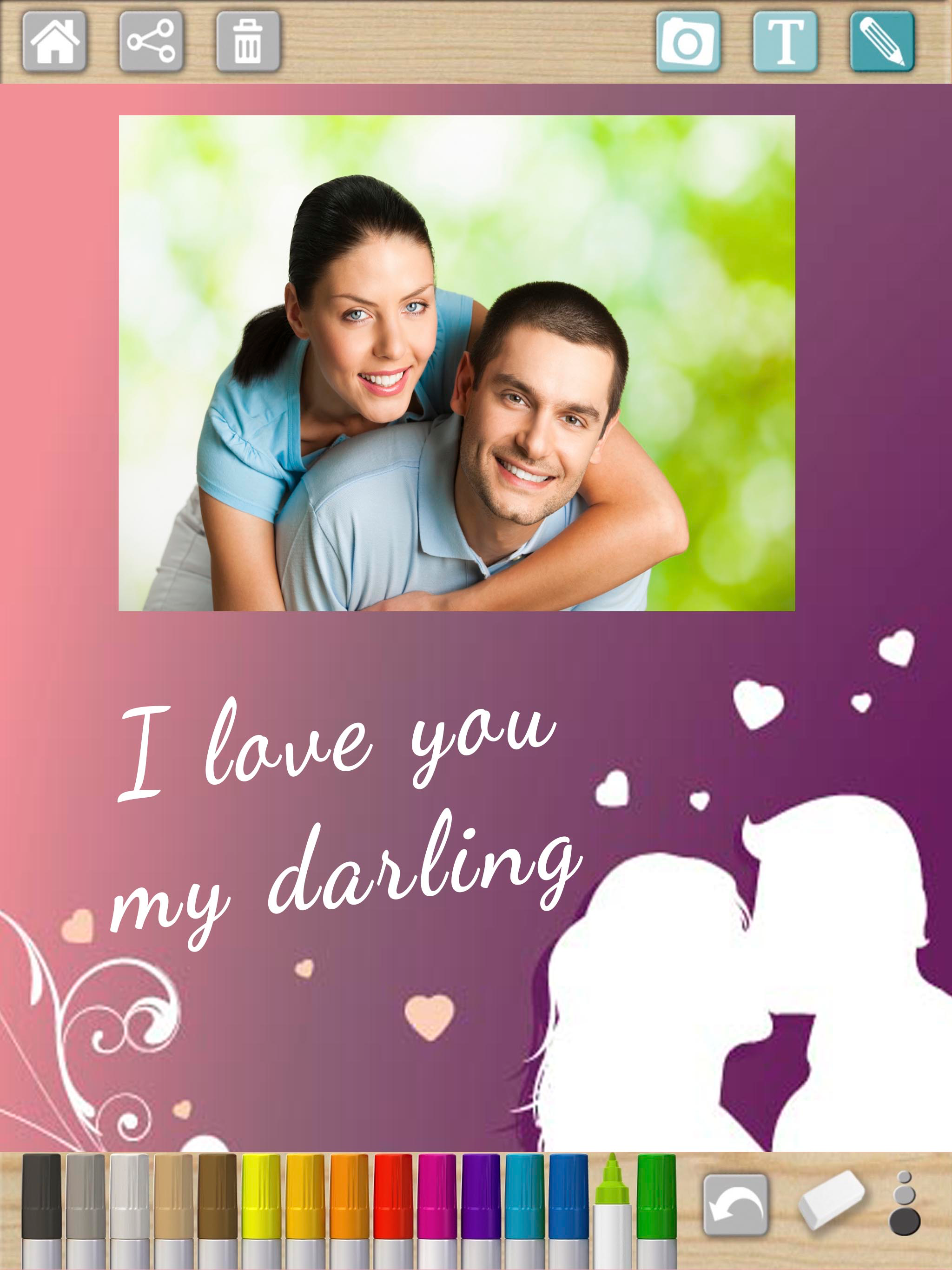 I love you – create cute love cards and messages screenshot 10