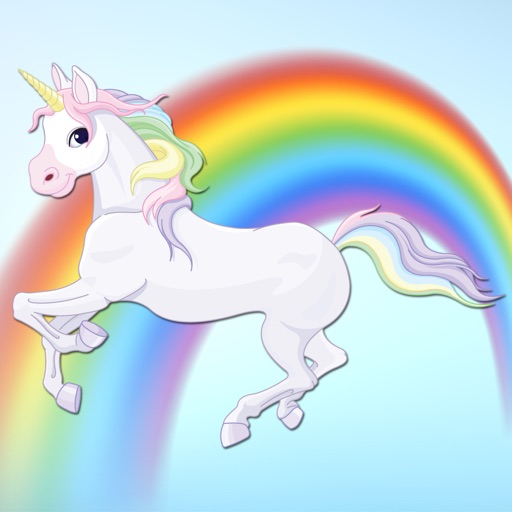 Unicorns and Rainbows Sticker Pack icon