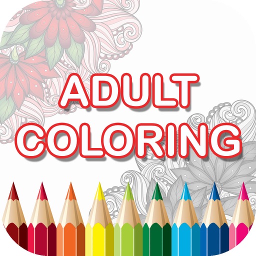 Adult Coloring Book - Free Mandala Color Therapy & Icon