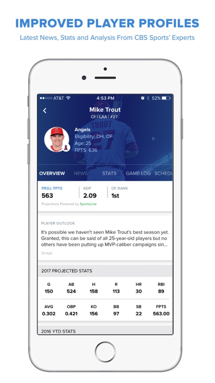 CBS Sports Fantasy screenshot-3