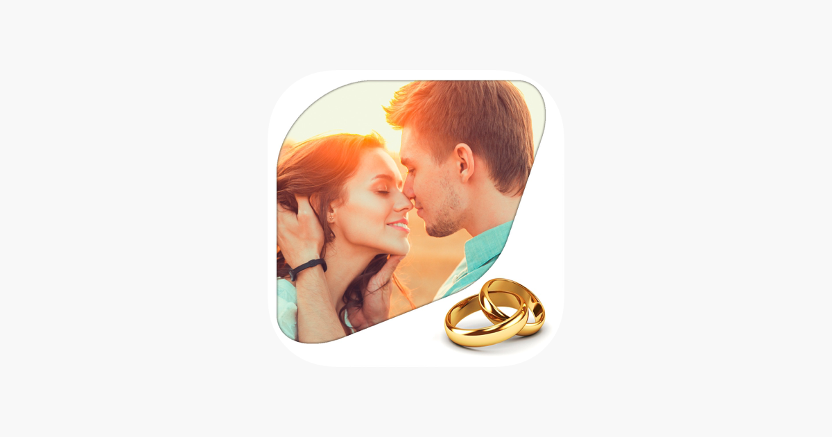 ‎New wedding photo frames Album & text editor on the App Store