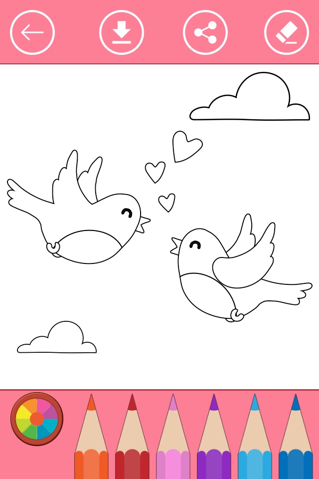 Bird Coloring Book for Kids: Learn to color & draw screenshot 2