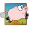 Enjoy with the flying pig, touch the screen to fly and dodge the obstacles