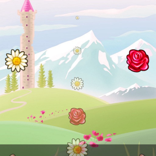 Magic flower with flower-gorgeous effects icon