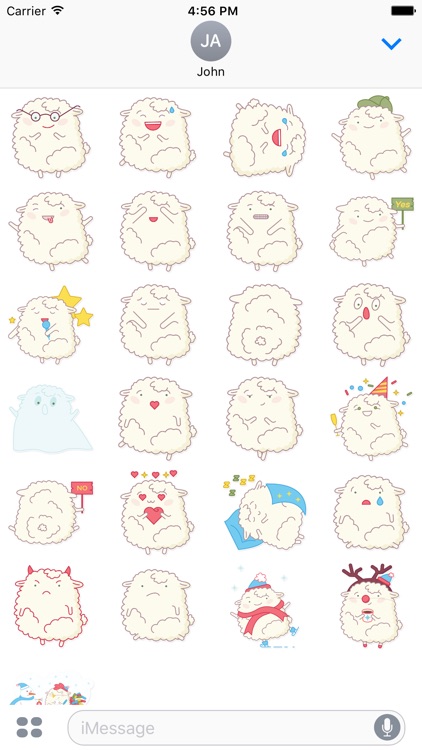 iMessage Sheep Stickers