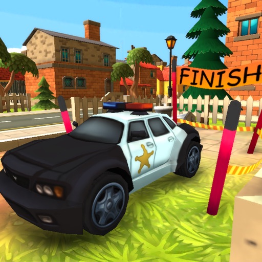 Cartoon All-Stars Crazy Car Race Parking iOS App