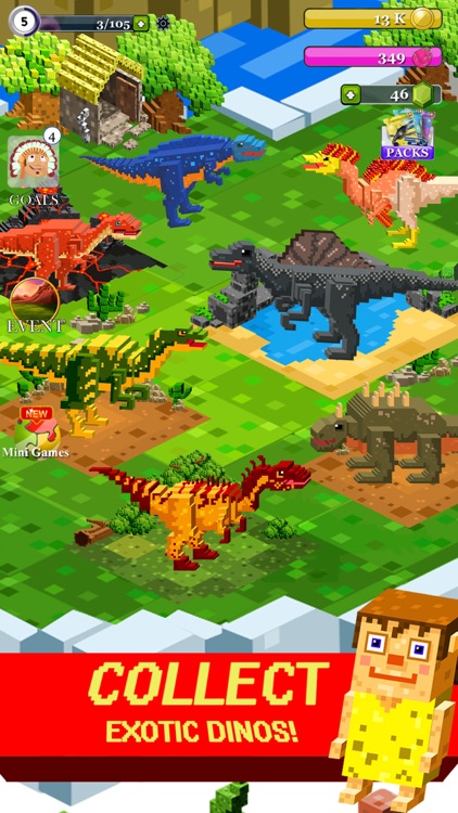 Jurassic Pixel Craft : Block dinosaur world games