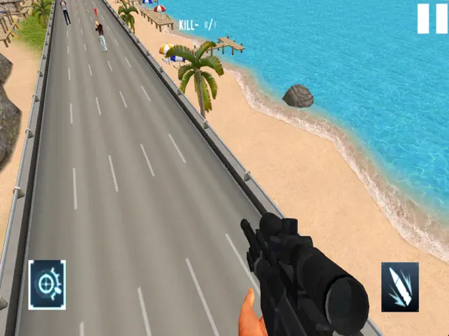 Beach Sniper Commando, game for IOS