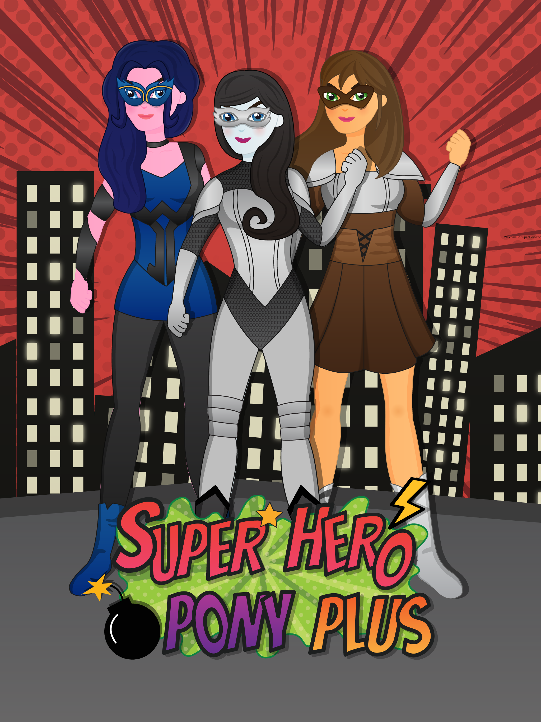 Dress Up Super Hero Pony Plus - My little Games