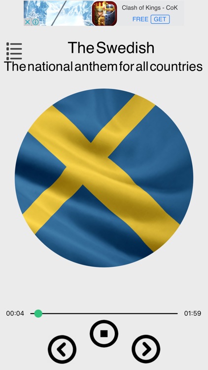 The national anthem for all countries