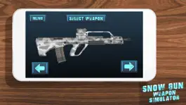 Game screenshot Snow Gun Weapon Simulator apk