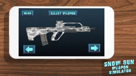 Snow Gun Weapon Simulator