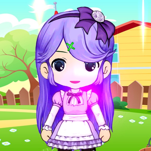 dress up anime pretty cute princess game for teens icon