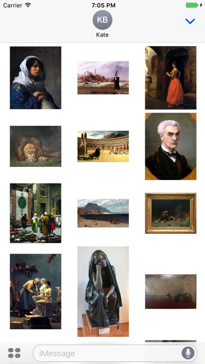 Jean Leon Gerome Artworks Stickers screenshot-3