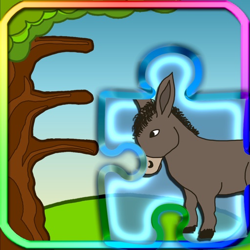 Puzzle Game Learn Farm Animals