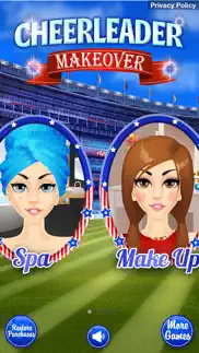 cheerleader makeover - makeup, dressup & girl game iphone screenshot 1