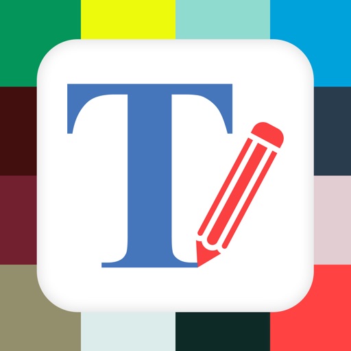 Write Text on Photo- Pictures & Video Typography Icon