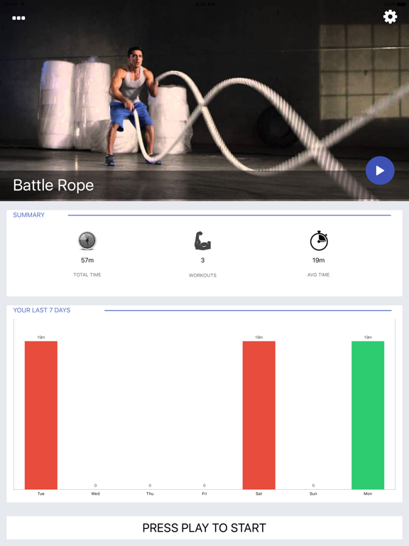 Screenshot #4 pour Battle Rope Challenge Workout