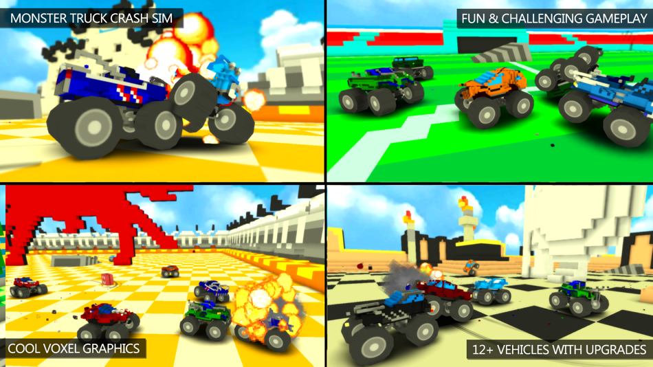 Blocky Monster Truck Smash - 1.00 - (iOS)