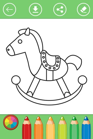 Coloring Book of Toys for Kids & Toddlers screenshot 2