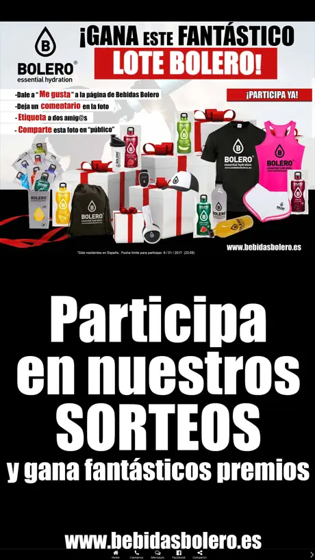 BEBIDAS BOLERO
