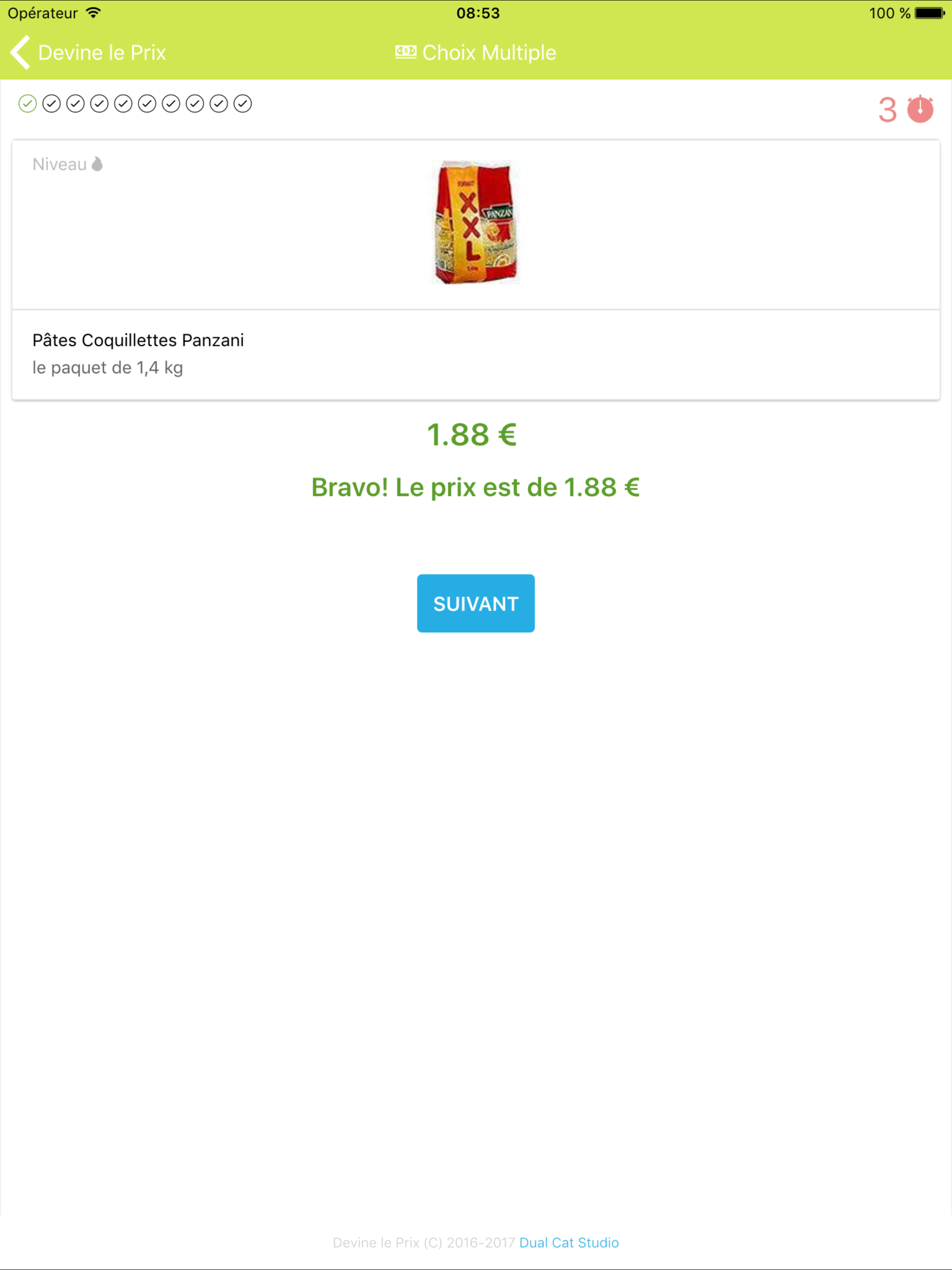 Devine le prix