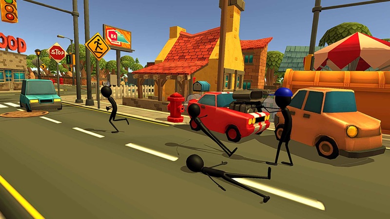 Vingança de Stickman irritado - Jogo do atirador d screenshot 4