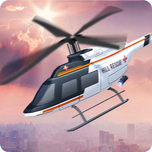 Helicopter Rescue Ambulance 3D icon