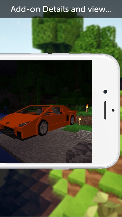 Sports Cars AddOn for Minecraft Pocket Edition