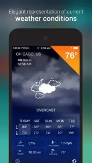 iweather forecast iphone screenshot 1
