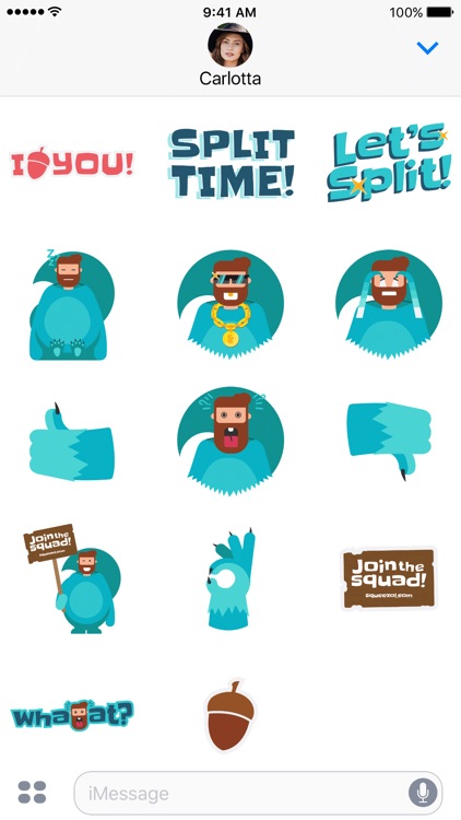 Squeezol Split Stickers
