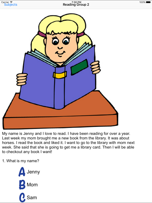 Screenshot #6 pour Reading Comprehension Grades 1-2