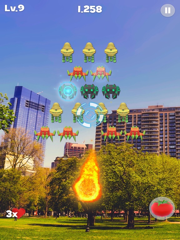 Screenshot #4 pour Space Alien Invaders AR