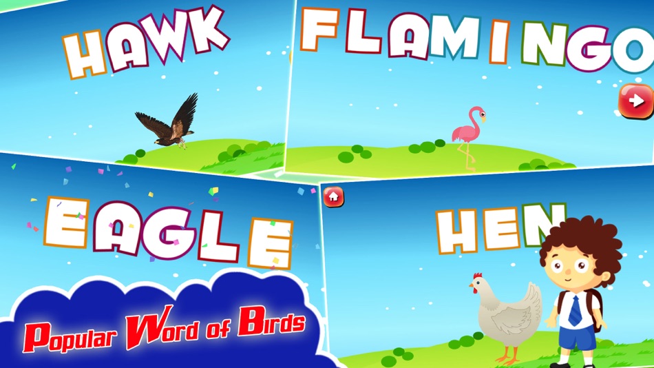 #3. Kids Spelling Learning Birds - Phonics Words Free (iOS) By: swapnil patel