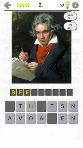 Famous Composers of Classical Music: Portrait Quiz screenshot 1