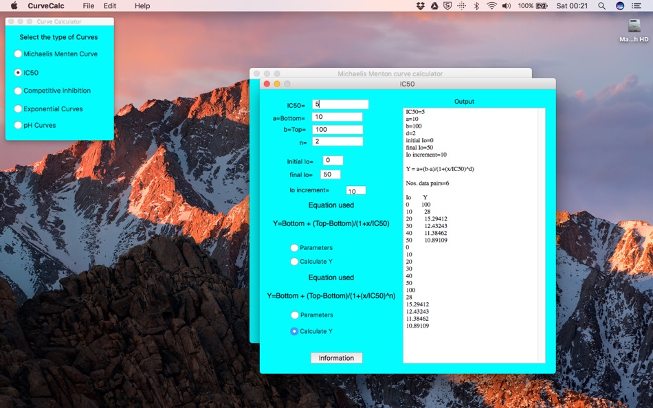#2. CurveCalc (macOS) 由: JPG Malthouse
