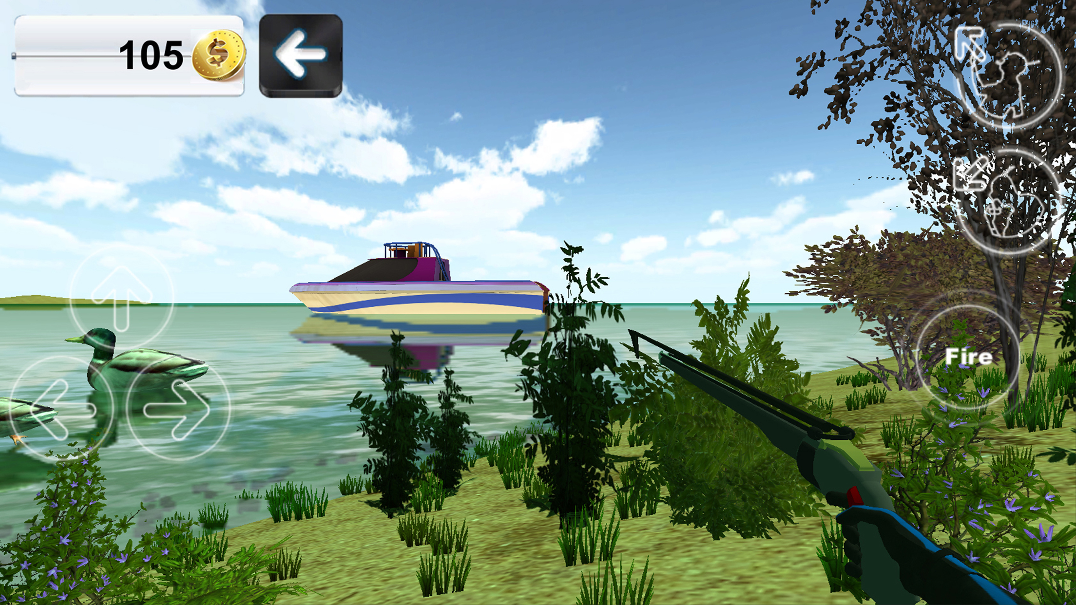 Hunter underwater spearfishing 3D