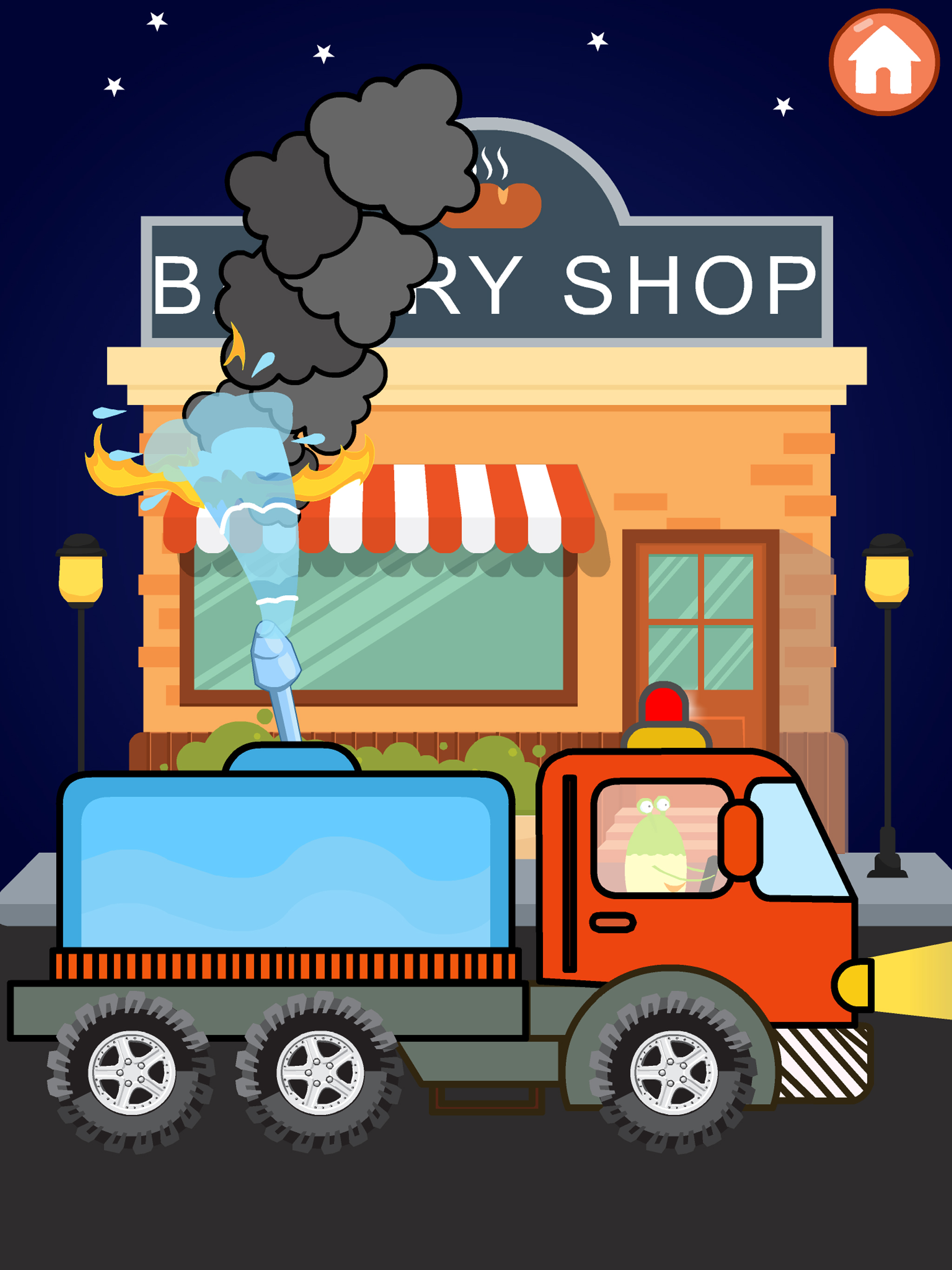 Fire fighting Game for kids