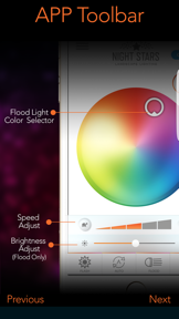Night Stars Landscape Light Bluetooth Remote screenshot