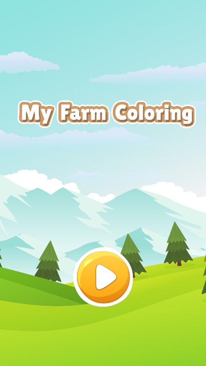 My farm animal coloring book games for kids