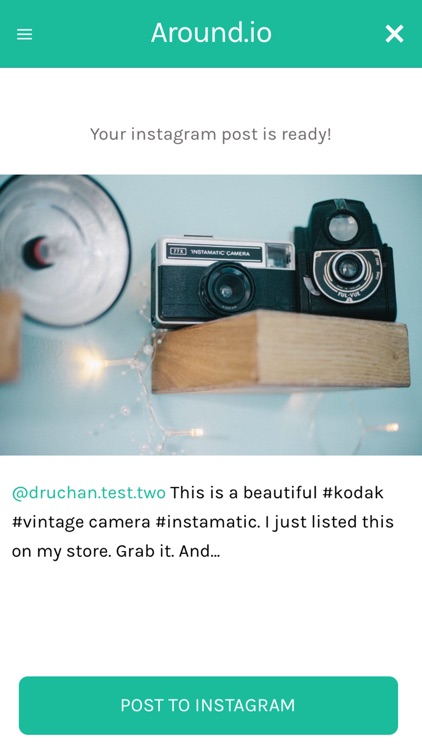 Around.io - Insta Push