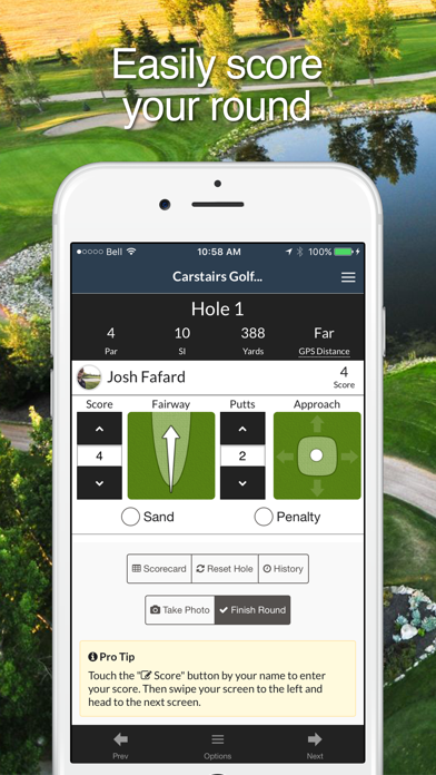 Carstairs Community Golf Club Screenshot